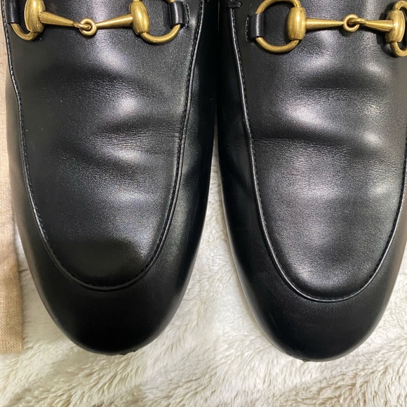 Original GUCCI WOMEN PRINCETOWN LEATHER SLIPPERS 🔥🔥🔥🔥🔥 - Picture 6 of 12